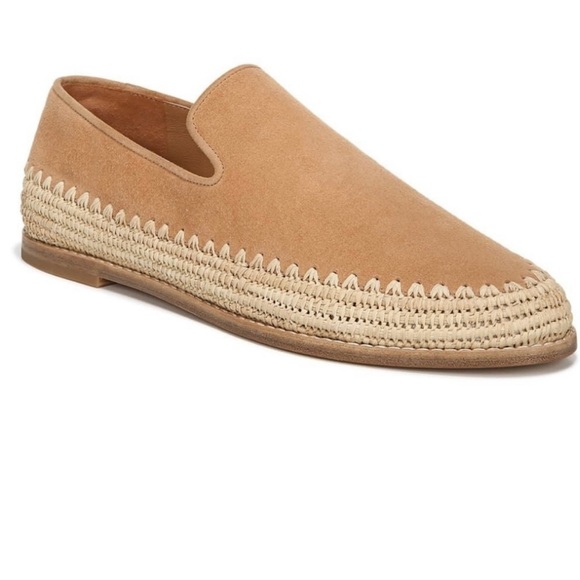 Vince suede and raffia flats - Picture 3 of 5
